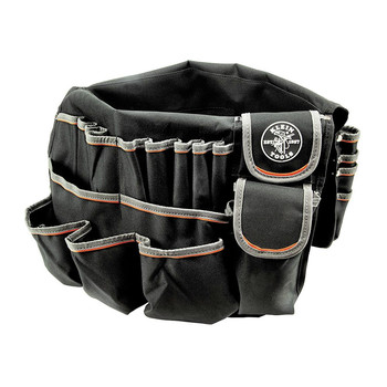 Klein Tools Tradesman Pro 45-Pocket Bucket Bag - Black/Gray/Orange - 55448