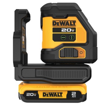 MEASURING TOOLS | Dewalt 20V MAX Cordless Green Cross Line Laser Kit (2 Ah) - DCLE34021D1