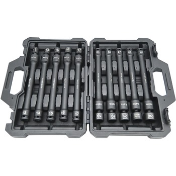 HAND TOOLS | Astro Pneumatic (10-Piece) 1/2 in. Drive 6-Point Pinless Universal Torque-Saver Impact Extension Metric Socket Set - 78254