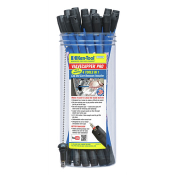 PRODUCTS | Ken-Tool 25-Piece ValveCapper Pro 11-3/4 in. Cap and Core Tool Set - 29999M