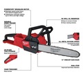 Chainsaws | Milwaukee 2727-20 M18 FUEL Brushless Lithium-Ion Cordless 16 in. Chainsaw (Tool Only) image number 1