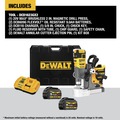 Drill Presses | Dewalt DCD1623GX2 20V MAX Brushless Lithium-Ion 2 in. Cordless Magnetic Drill Press Kit (9 Ah) image number 1