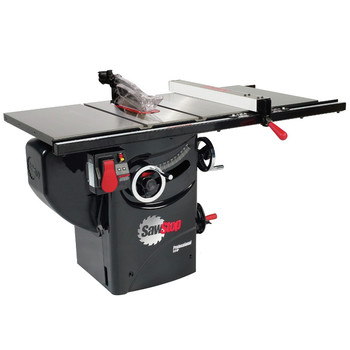 SAWSTOP PROFESSIONAL CABINET SAW | SawStop 220V Single Phase 3 HP 13 Amp 10 in. Professional Cabinet Saw with 30 in. Premium Fence System - PCS31230-PFA30
