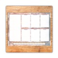 July Member-Exclusive Offer Save 10% off on One Item | AT-A-GLANCE 89702 12-Month (Jan to Dec): 2026 22 in. x 17 in. Marbled Stone Artwork Marbled Desk Pad - White/Multicolor Sheets, Clear Corners image number 1
