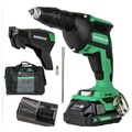 Screw Guns | Metabo HPT W18DAQBM 18V MultiVolt Lithium-Ion Brushless Cordless Drywall Screw Gun Kit with Collated Screw Magazine (2 Ah) image number 0
