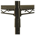 July Member-Exclusive Offer Save 10% off on One Item | Alera ALESW504824BL 48 in. x 24 in. x 72 in. NSF Certified Industrial Four-Shelf Wire Shelving Kit - Black image number 4