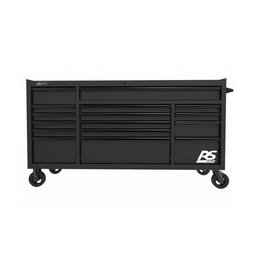 Cabinets | Homak BK04072160 RS PRO 72 in. 16 Drawer Roller Cabinet - Black image number 0