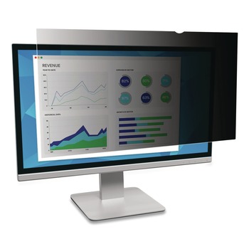 3M PF190C4B 5:4 Aspect Ratio Frameless Blackout Privacy Filter for 19 in. Monitors