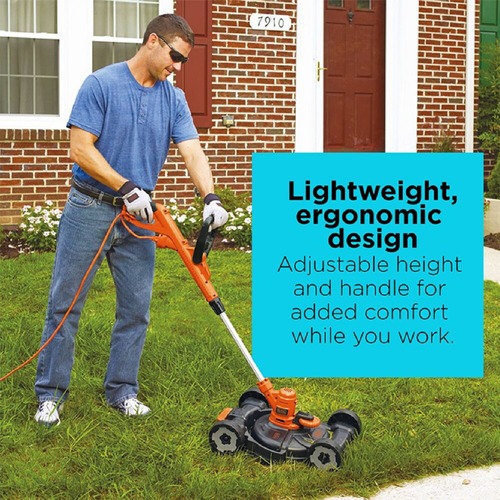 Lawn Mowers | Black & Decker MTE912 120V 6.5 Amp 12 in. 3-in-1 Corded String Trimmer/Edger/Lawn Mower image number 0
