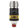 Inflators | Dewalt DXCM036-0234 1/4 in. MNPT 5-in-1 Universal Safety Exhaust Coupler image number 0