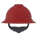  | MSA 10167915 V-Gard 500 Fas-Trac III 4-Point Vented Hat - Red image number 1