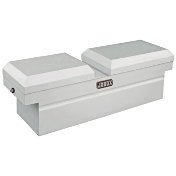 JOBOX JSC1464980 Steel Gull Wing Lid Deep Full-size Crossover Truck Box - White