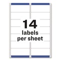July Member-Exclusive Offer Save 10% off on One Item | Avery 05662 1.33 in. x 4 in. Matte Clear Easy Peel Mailing Labels with Sure Feed Technology for Laser Printers - Clear (14/Sheet, 50 Sheets/Box) image number 4