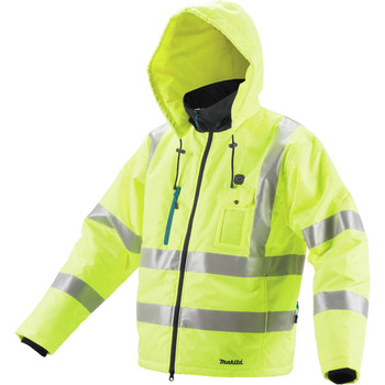 Makita 18V LXT Lithium-Ion Cordless High Visibility Heated Jacket (Jacket Only) - Large - DCJ206ZL