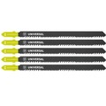 Jigsaw Blades | Fein 63503186010 (5/Pack) 4-3/8 in. 10-14 TPI Chrome-Vanadium T-Shank Jigsaw Blade image number 0