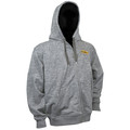 New Year, New Tools - $22 off $200+ on select items! | Dewalt DCHJ080B-L 20V MAX Li-Ion Heathered Gray Heated Hoodie (Jacket Only) - Large image number 0