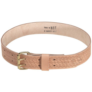 PRODUCTS | Klein Tools Heavy Duty Embossed Leather Tool Belt - X-Large, Tan - 5415XL