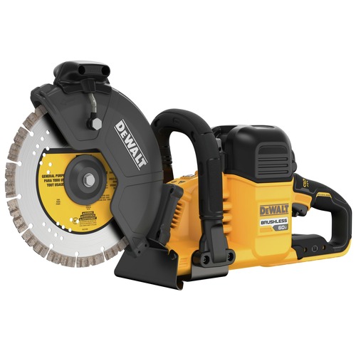 15% off $200 on Select DeWALT Items! | Dewalt DCS692X2 60V MAX Brushless Lithium-Ion 9 in. Cordless Cut Off Saw Kit (9 Ah) image number 0
