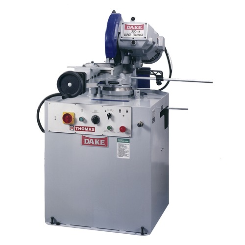 Chop Saws | Dake D-974355 Model 350SA 220V 3-Phase Variable Speed 14 in. Blade Semi-Automatic Cold Saw image number 0