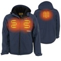 Heated Jackets | Dewalt DCHJ101D1-2X Men's Heated Soft Shell Jacket with Sherpa Lining Kitted - 2XL, Navy image number 5