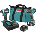 Holideals Day 8! Unwrap Savings on Automotive Tools! | Factory Reconditioned Makita XT281S-R 18V LXT Brushless Lithium-Ion 1/2 in. Cordless Drill/ Impact Driver Combo Kit (3 Ah) image number 0