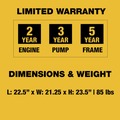 Pressure Washers | Dewalt 61092 3400 PSI 2.5 GPM Pressure Ready Gas Pressure Washer image number 16