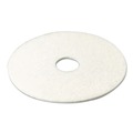  | 3M 4100-20 20 in. Low-Speed Super Polishing Floor Pads - White (5/Carton) image number 1