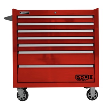 TOOL CARTS AND CHESTS | Homak 36 in. Pro 2 7-Drawer Roller Cabinet - Red - RD04036072