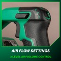 Handheld Blowers | Metabo HPT RB18DCQ4M MultiVolt 18V Lithium-Ion Cordless Compact Blower (Tool Only) image number 4