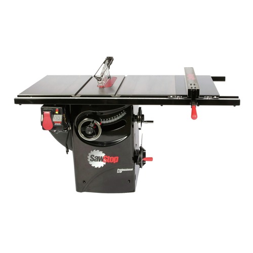 Table Saws | SawStop PCS31230-PFA30 220V Single Phase 3 HP 13 Amp 10 in. Professional Cabinet Saw with 30 in. Premium Fence System image number 0