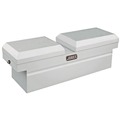 Crossover Truck Boxes | JOBOX JSC1464980 Steel Gull Wing Lid Deep Full-size Crossover Truck Box - White image number 0