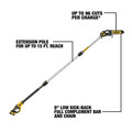 Pole Saws | Dewalt DCPS620M1 20V MAX XR Brushless Lithium-Ion Cordless Pole Saw Kit (4 Ah) image number 10