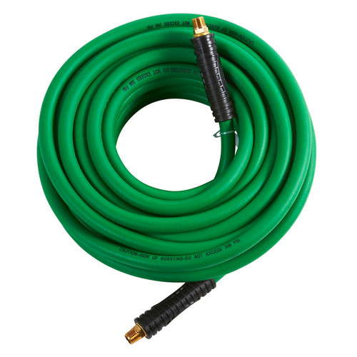 Air Hoses and Reels | Hitachi 115319 3/8 in. x 50 ft. Professional Grade Hybrid Hose (Green) image number 0
