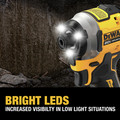 Impact Drivers | Dewalt DCF850P1 ATOMIC 20V MAX Brushless Lithium-Ion 1/4 in. Cordless 3-Speed Impact Driver Kit (5 Ah) image number 10