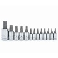 Socket Sets | GearWrench 80725 (13-Piece) 1/4 in., 3/8 in., and 1/2 in. Drive Tamper Proof Torx Bit Socket Set image number 1