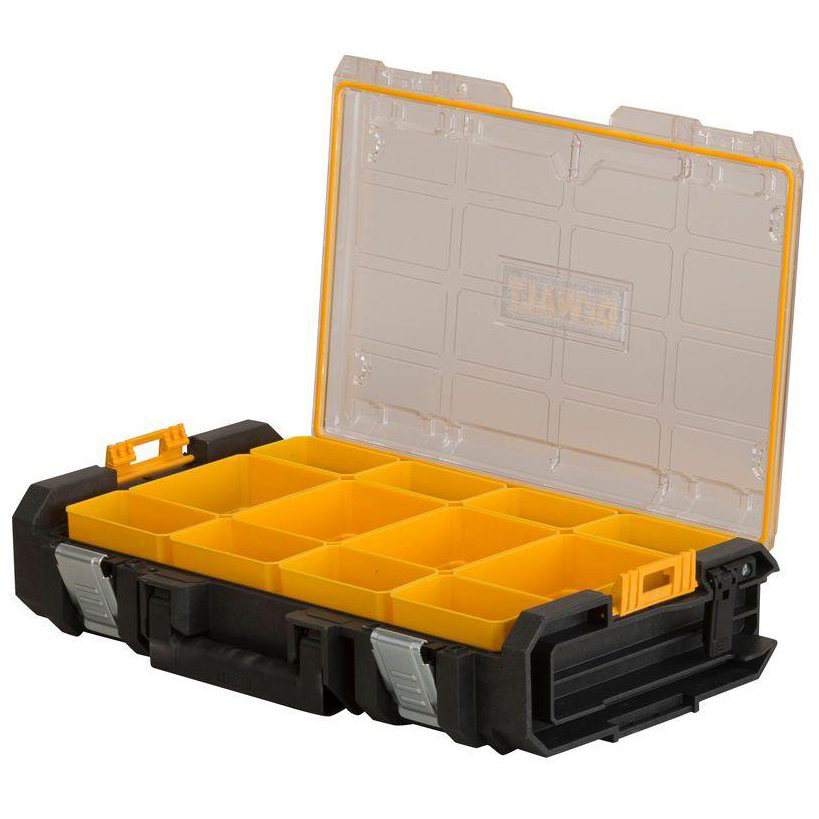 Dewalt DWST08202 1318 in. x 22 in. x 412 in. ToughSystem Organizer YellowClear CPO DeWALT