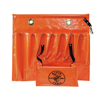 TOOL STORAGE | Klein Tools 8 Pockets Small Aerial Apron - Orange - 51828