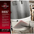 Dust Collectors | JET DC-1100VX-CK Vortex 115/230V 1.5HP Single-Phase Dust Collector with 2-Micron Canister Kit image number 4