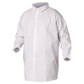  | Ansell KCC 44446 A40 Liquid and Particle Protection Lab Coats with Elastic Wrists - Triple Extra Large, White (30/Carton) image number 0
