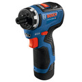  | Factory Reconditioned Bosch GSR12V-300HXB22-RT 12V Max Brushless Lithium-Ion 1/4 in. Cordless Hex Two-Speed Screwdriver Kit with 2 Batteries (2.0 Ah) image number 1