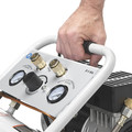 Clearance Center | Quipall 2-1-SIL 1 HP 1.6 Gallon Oil-Free Hotdog Air Compressor image number 7