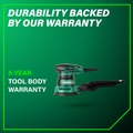 Random Orbital Sanders | Metabo HPT SV13YSTM 5 in. Variable Speed Random Orbit Finishing Sander image number 9