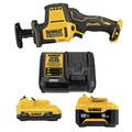 Reciprocating Saws | Dewalt DCS312BDCB135C-BNDL 12V MAX XTREME Brushless Cordless One-Handed Reciprocating Saw with 2-Piece Lithium-Ion Batteries and Charger Starter Kit Bundle (3 Ah/5 Ah) image number 0