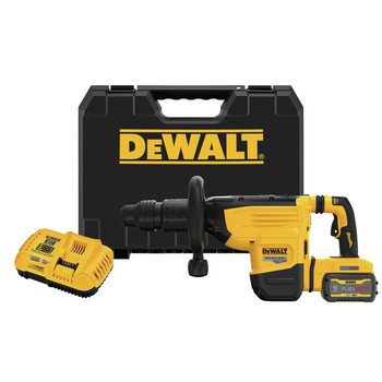 CLEARANCE | Dewalt 60V MAX Brushless Lithium-Ion 22 lbs. Cordless SDS MAX Chipping Hammer Kit (9 Ah) - DCH892X1