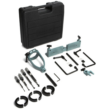 DRILL ACCESSORIES | Delta 17-924 Mortising Attachment with Four Chisel and Bit Sets