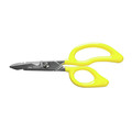 Scissors | Klein Tools 26001 6.75 in. All-Purpose Electrician's Scissors with Cable Cutting Notch and Serrated Blades image number 0