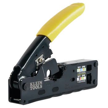 CRIMPERS | Klein Tools Compact Ratcheting Modular Data Cable Crimper/Wire Stripper/Wire Cutter - VDV226-107