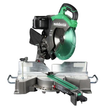 MITER SAWS | Metabo HPT 36V MultiVolt Sliding Dual Bevel Lithium-Ion 12 in. Cordless Miter Saw with Torque Boost Technology (Tool Only) - C3612DRAQ4M