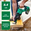 Metabo HPT Clearance | Metabo HPT CR36DAQ4M 36V Brushless 1-1/4 in. Cordless Reciprocating Saw with Orbital Action (Tool Only) image number 2