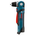 Right Angle Drills | Bosch PS11-102 12V MAX Lithium-Ion 3/8 in. Cordless Right Angle Drill Kit (2 Ah) image number 3